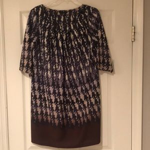 SISLEY Houndstooth Print Dress, size M